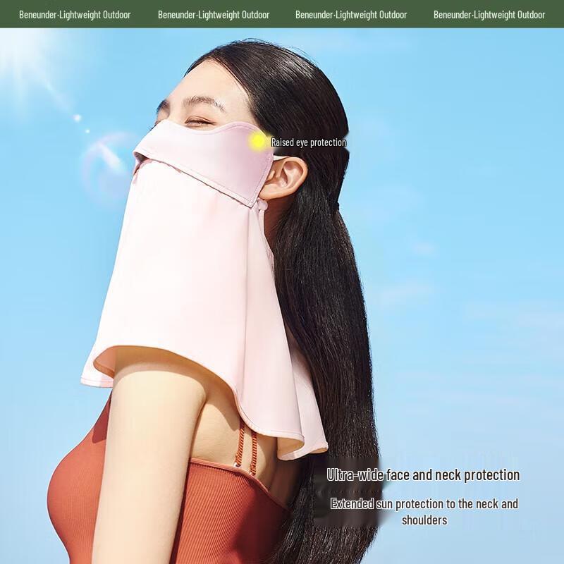 Beneunder Full-Face Cooling UV Protection Sun Mask