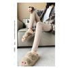 Large Mink Fleece Leggings for Women, Worn for Autumn and Winter, with Thick Fleece for Warmth. High Waisted, Tight Fitting, Elastic, and Small Feet
