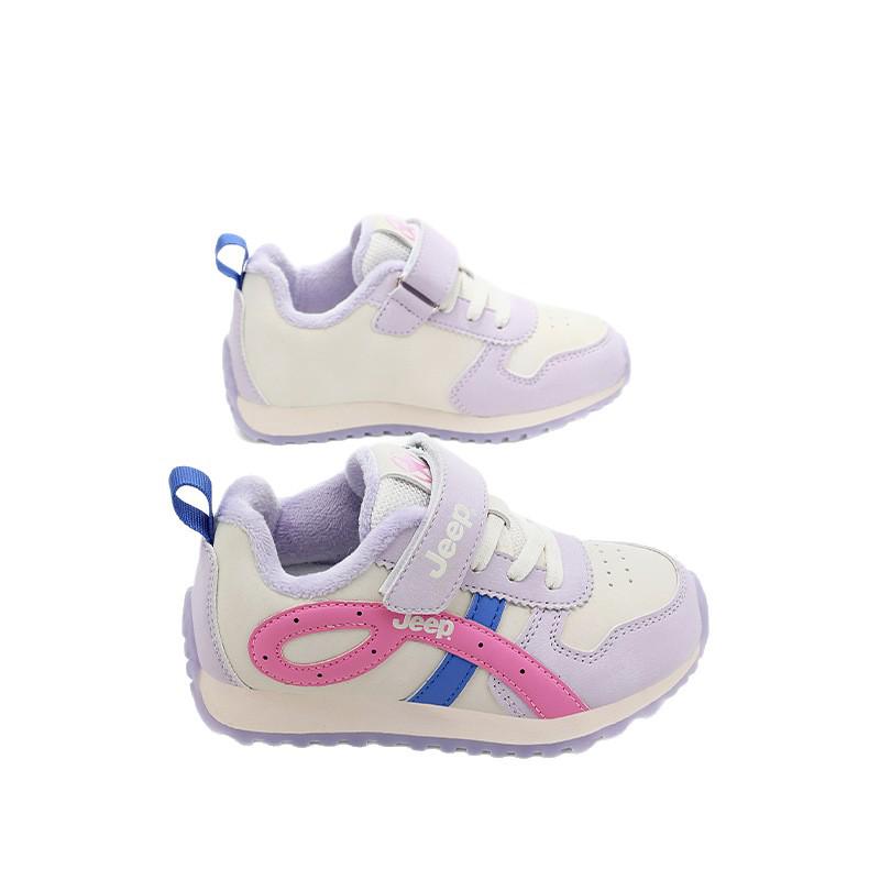 Jeep Girls' Argan Plus Velvet Non-slip Casual Sports Shoes for Autumn/Winter 2025