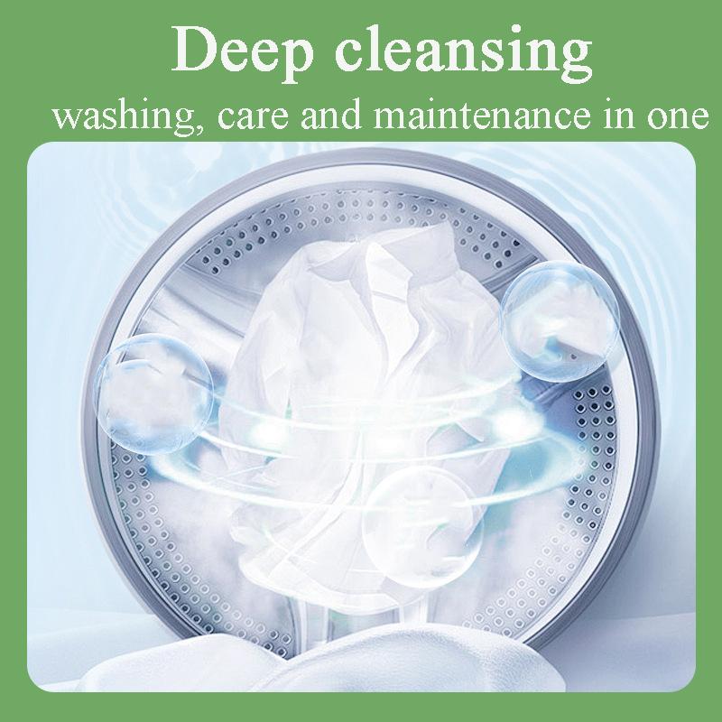 Laundry Tablets Powerful Decontamination Long-lasting Fragrance Bubble Paper for Washing Machine Cleaning Cloth Detergent Sheets