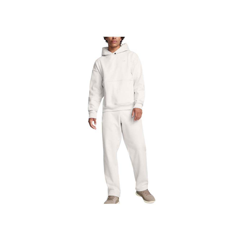 Under Armour Curry DNA Fleece Fashion Versatile Sports Pants Men bottoms White Clay 1387113-114