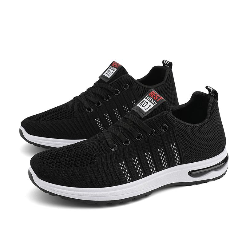 New Spring and Autumn Soft Soled Running Mesh Breathable Men's Casual Sports Shoes Trendy Mesh Walking and Hiking Men's Shoes