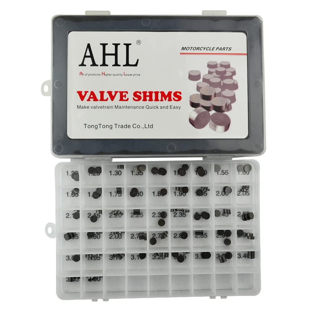 

AHL Valve Shim Kit for Honda CRF250X CRF250R Ninja 250R KX250F and Ninja 7.48mm 1.20mm-3.50mm (141 pieces) (2004-2017), (2004-2017), EX250F,