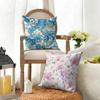 Classic Pattern Cushion Cover Natural Linen Organic Fabric Double-Sided Printing Sofa Home Decor Gift Pillow Cover