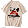 Women  Gothic Mange Tshirt Tokyo Y2k T-shirt 2000s Funny Graphic Tee Shirt Hip Hop Streetwear Style Clothes Tops Femme