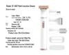 Multifunctional 5-in-1 Hair Removal Tool - Women's Shaver, Eyebrow Trimmer, & Men's Razor