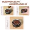 Oaec Aroma Stone, Black Walnut Wooden Aroma Dish, Portable Aroma Pot, Canned Aroma Stone, Solid Wood, for Sleep, Meditation, Aroma Oil, Air Freshener,