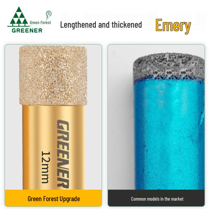 Green Forest 6mm Magnetic Hole Saw for Glass, Marble, & Vitrified Tile.