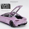 1/24 Tesla Roadster Convertible Alloy Sports Car Model Diecast Metal Toy Concept Car Model Simulation Sound and Light Kids Gift