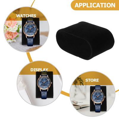 12 st Klockor Dekor Kuddhållare Visningskudde Kuddar Armband Armband Armband Smyckestillbehör Bekvämt