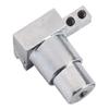 Door Lock Glass Lock Silver Sliding 2pcs Key Anti-Rust Cabinet Sliding Counter Cupboard Display For 5-8mm Glass