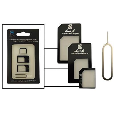 SIM-Kartenadapter - MOCCA DESIGN - 3-in-1-Kit - Nano-SIM - Micro-SIM - Standard-SIM