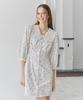 Bember Lace Collar Puff Sleeve Dress_White