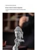 Zen-Style Xian Porcelain Buddha Ornament: Creative Desktop and Tea Room Bonsai Decoration.