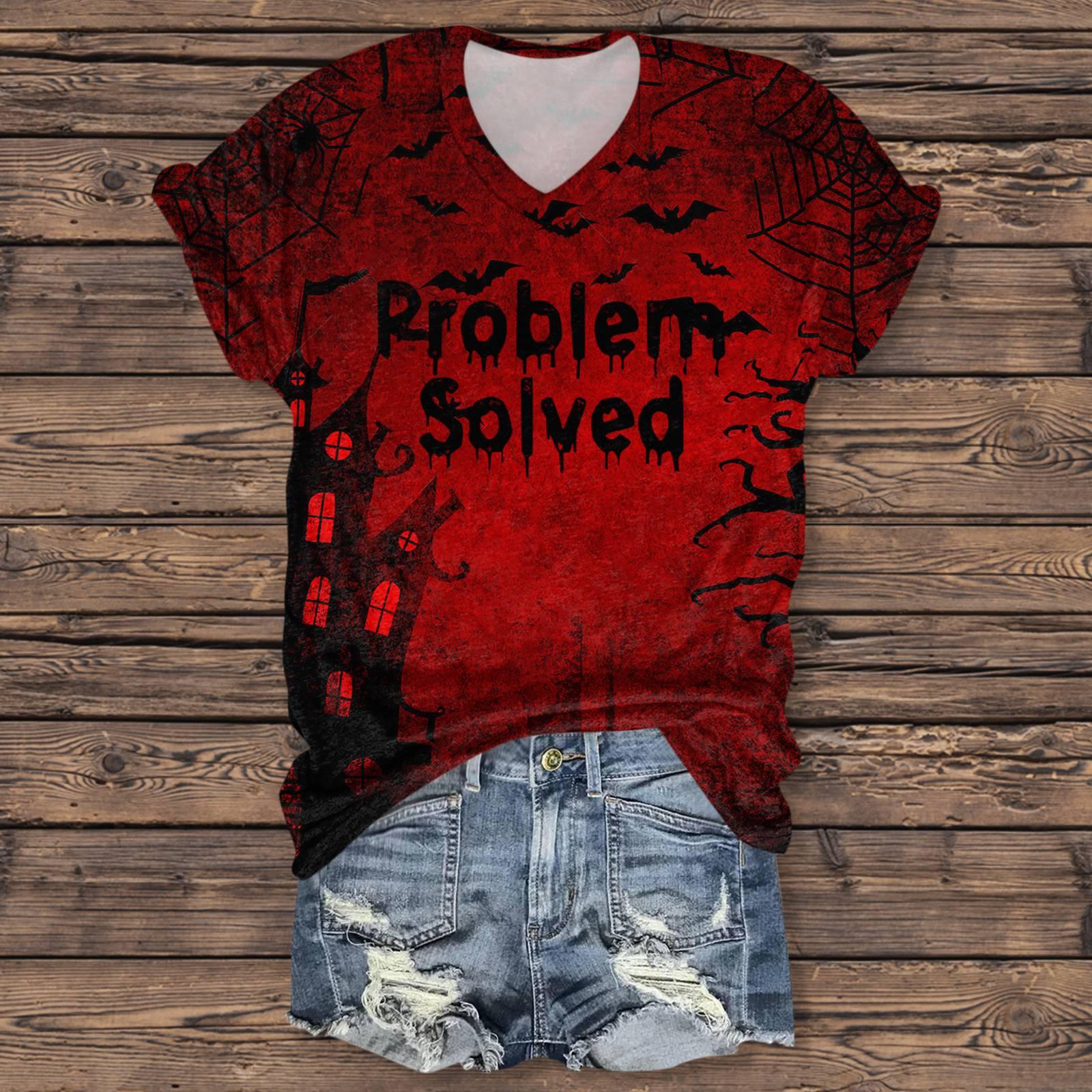 

Женский модный повседневный топ с рукавом три четверти, Хэллоуин с буквами, топ с принтом «Призрачное лицо» L винный