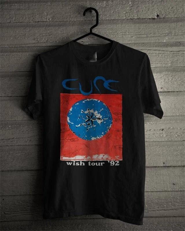 The Cure Wish Tour 1992 USA T-Shirt Black All Size Unisex T-Shirt XXXXL
