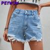 Moda feminina casual cor sólida estampa calças e capris