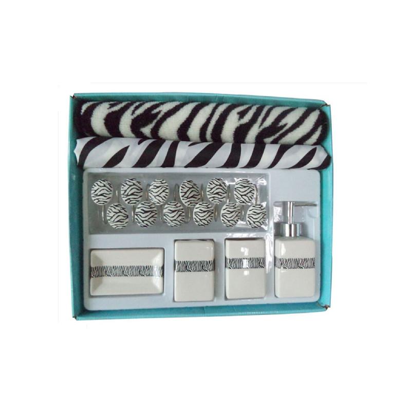 

Набор штор и коврика для пола в душевой кабине, крючок для ванной комнаты, инструмент для хранения шампуня, керамика