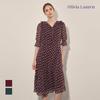 OLIVIALAUREN Printed Frill Dress_Voboa4F7211
