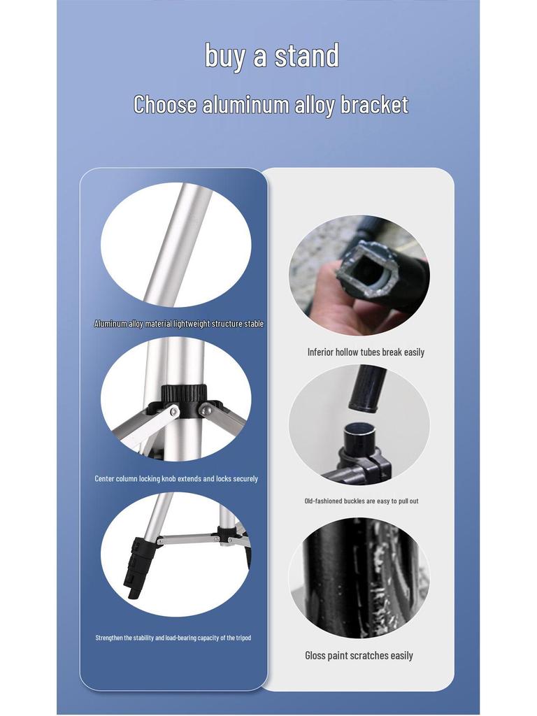 Aluminum Alloy DSLR Camera & Telescope Tripod Stand