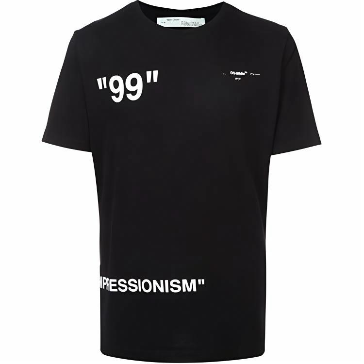 OFF WHITE Koszulka z nadrukiem Ice Man OMAA027R191850011088