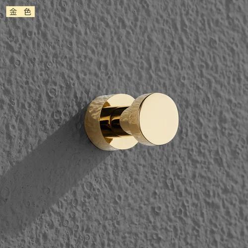 

Brass modern creative home light luxury single hook free punch hanging bathroom wall door rear hook rack towel coat hooks
