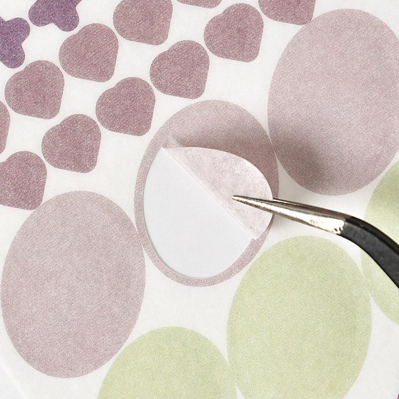 Yuezhen Morandi Color Logo Dot Stickers - Label and Journal Sealing Stickers