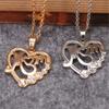 Heart Shaped Crystal Pendant Necklace Jewelry Mother's Day Gift For Mom
