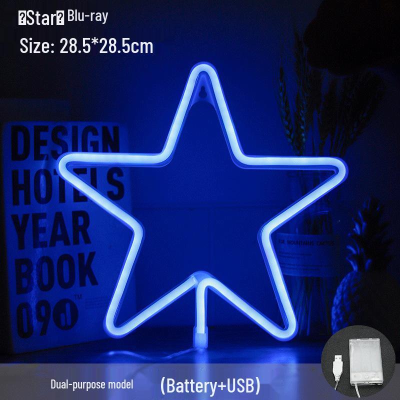 Christmas Neon LED Night Light - Influencer-Inspired Holiday Bedroom Decoration