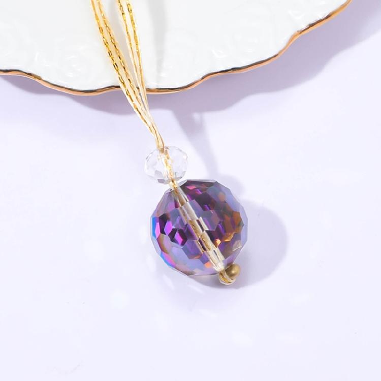 22mm Electroplated Fantasy Ball Bead Pendant Crystal Sun Catcher Diy Christmas Tree Hanging Pendant Ornaments
