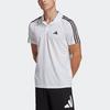 Adidas Polo Shirts Men's White Polo Collar Moderate Straight Fit IB8109