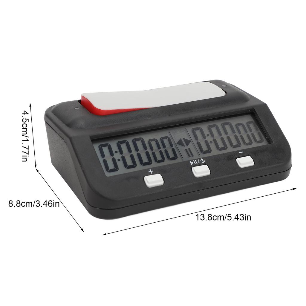Chess Clock Portable Chess Timer Professional Digital Timing Chess Timer for Chess Match Go Chess Game