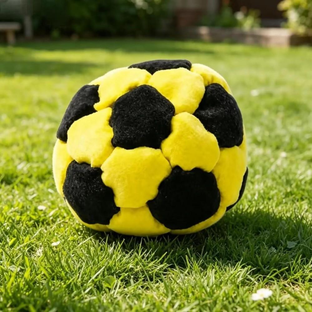Foot Training Football Sandbag Plush Footbag Juggling Balls for Adults Soccer Style Kick Ball