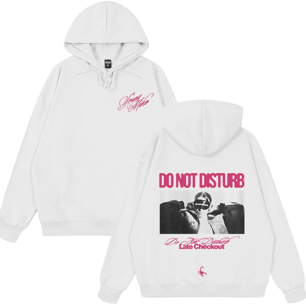 Singer Young Miko Do Not Disturb Album Tour 2026 Hoodie Unisex Hip Hop Pullover Winter Aesthetic Trend Casual Sweatshirts