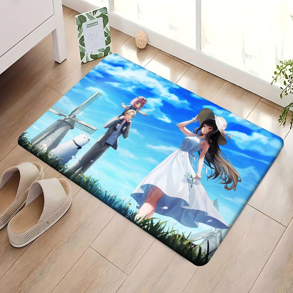 Alfombra de Piso S-Spy X F-Family Más Barata Antideslizante Moderna Sala de Estar Balcón Impresa Alfombras de Noche