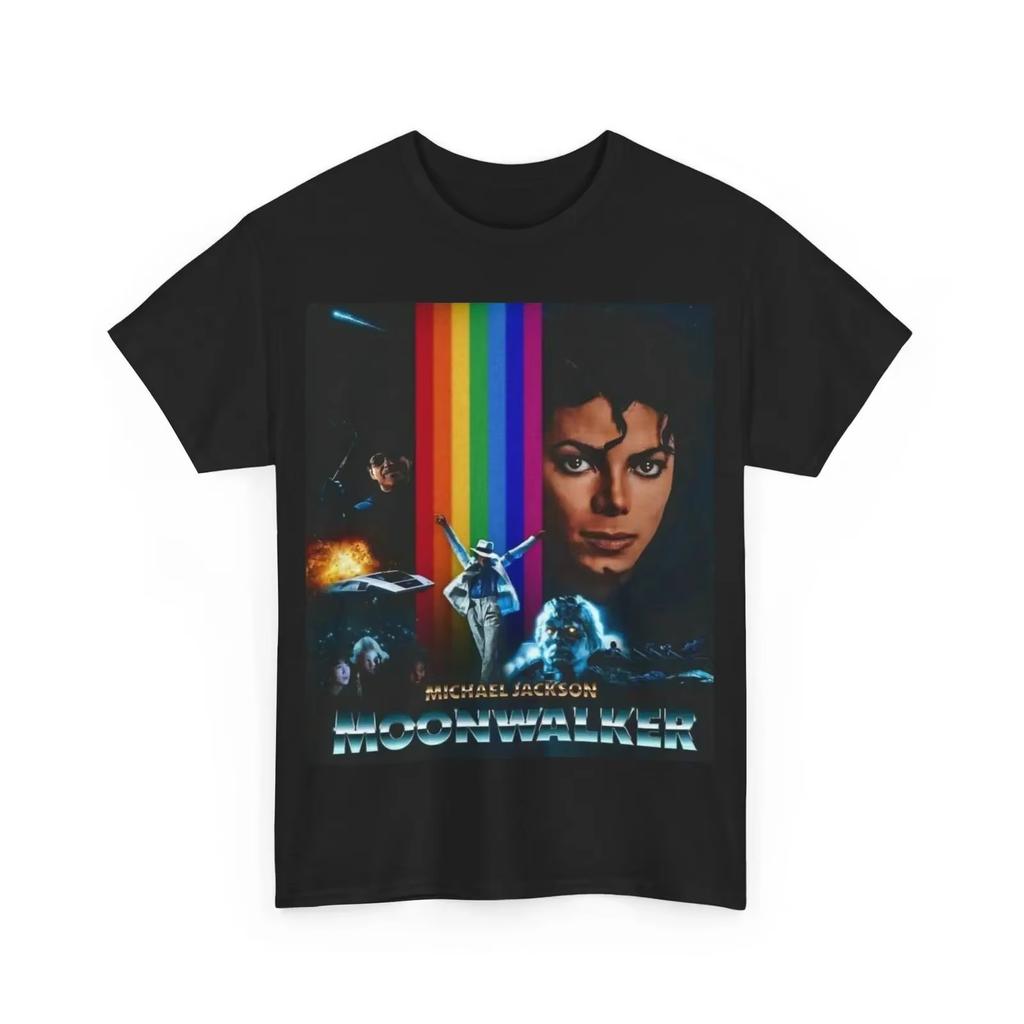 Moonwalker T-shirt Unisex Katoenen Tee Vintage Hoge Trend Stijl Nieuwe Mode Ronde Hals Unisex T-shirt