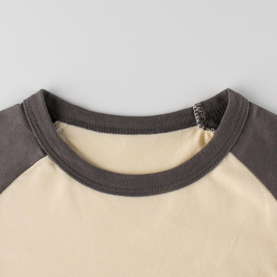 Children's short-sleeved T-shirt summer new, medium and small children's foreign-style cartoon boy clothes