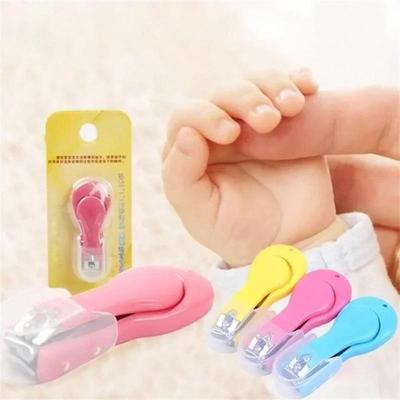 Baby Toddler Nail Clippers Scissors Cutters Set Safety Design Finger Manicure Trimmer Protective Cover