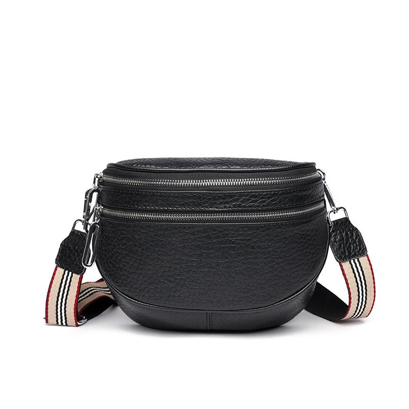 Women  high quality  crossbody fashion female leather genuine  large capacity bag