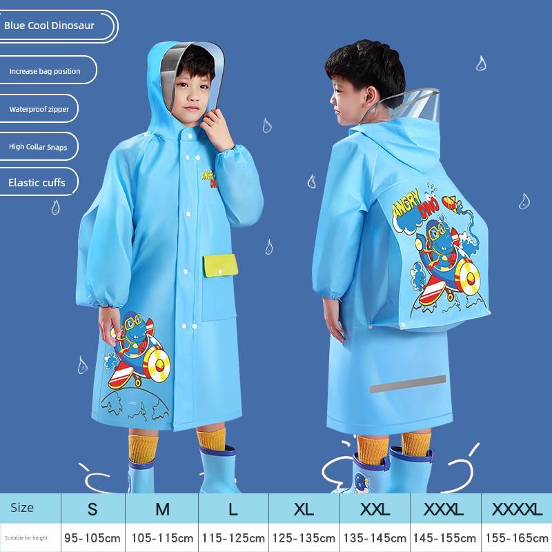Kids Raincoat Boy Girl Child Whole Body Waterproof Kindergarten Girl Primary School Student Special Poncho Boy