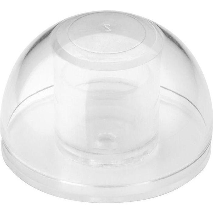 Butée de porte - INOFIX - Flexible - Transparent - Lot de 2 - PVC