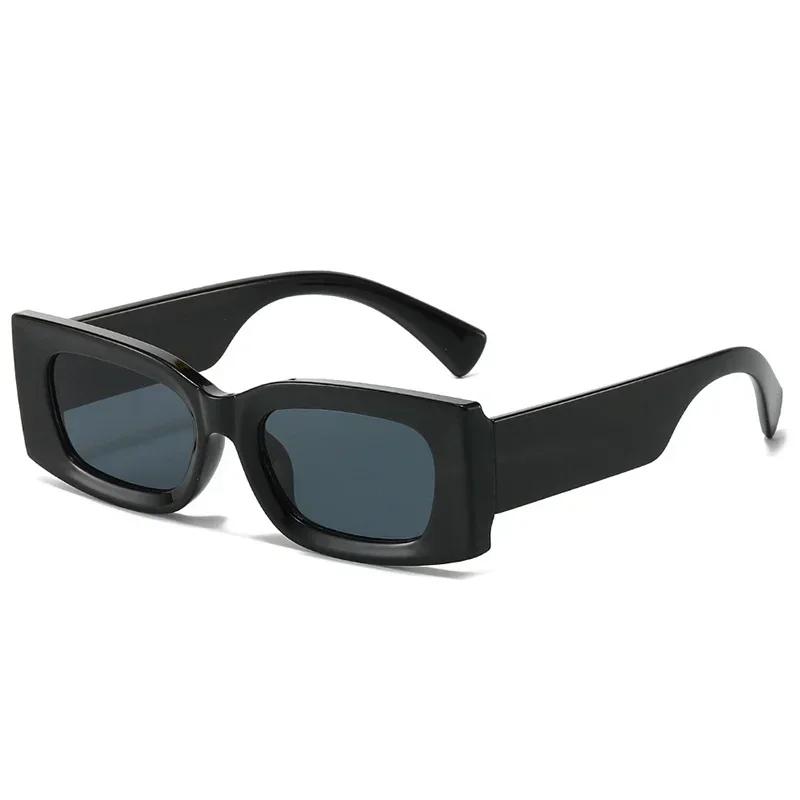  Ins Popular Fashion Square Candy Color Women Sunglasses Retro Gradient Yellow Men Shades UV400 Sun Glasses