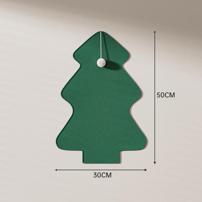 

Wear-Resistant Vertical Cat Scratch Board - Wall-Mounted Anti-Scratch Sofa Protector & Toy Tree-shaped Scratch Board