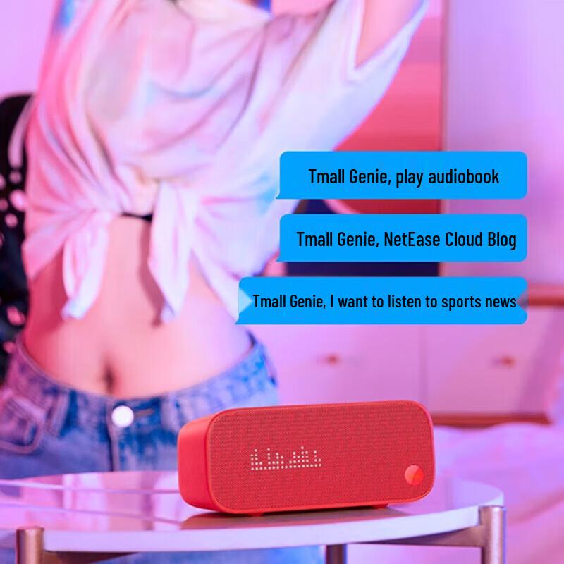 Tmall Genie IN Tang 3 Smart Speaker with AI & Alarm Clock
