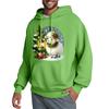 Men's Hooded Sweatshirt, Contrasting Color Sweatshirt, Sports   Casual Jacket