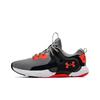 HOVR Rise 3 Fabric Synthetic Leather Casual Low Top Lifestyle Shoes Men Sneaker Black Red 3024271-103