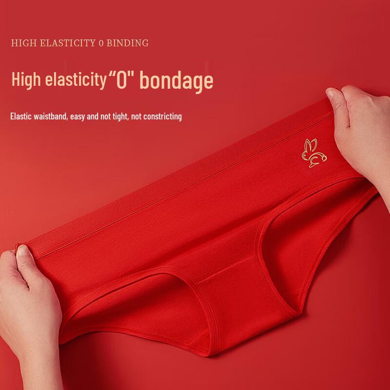 Women's Red Zodiac Lucky Cotton Briefs & Socks Gift Set