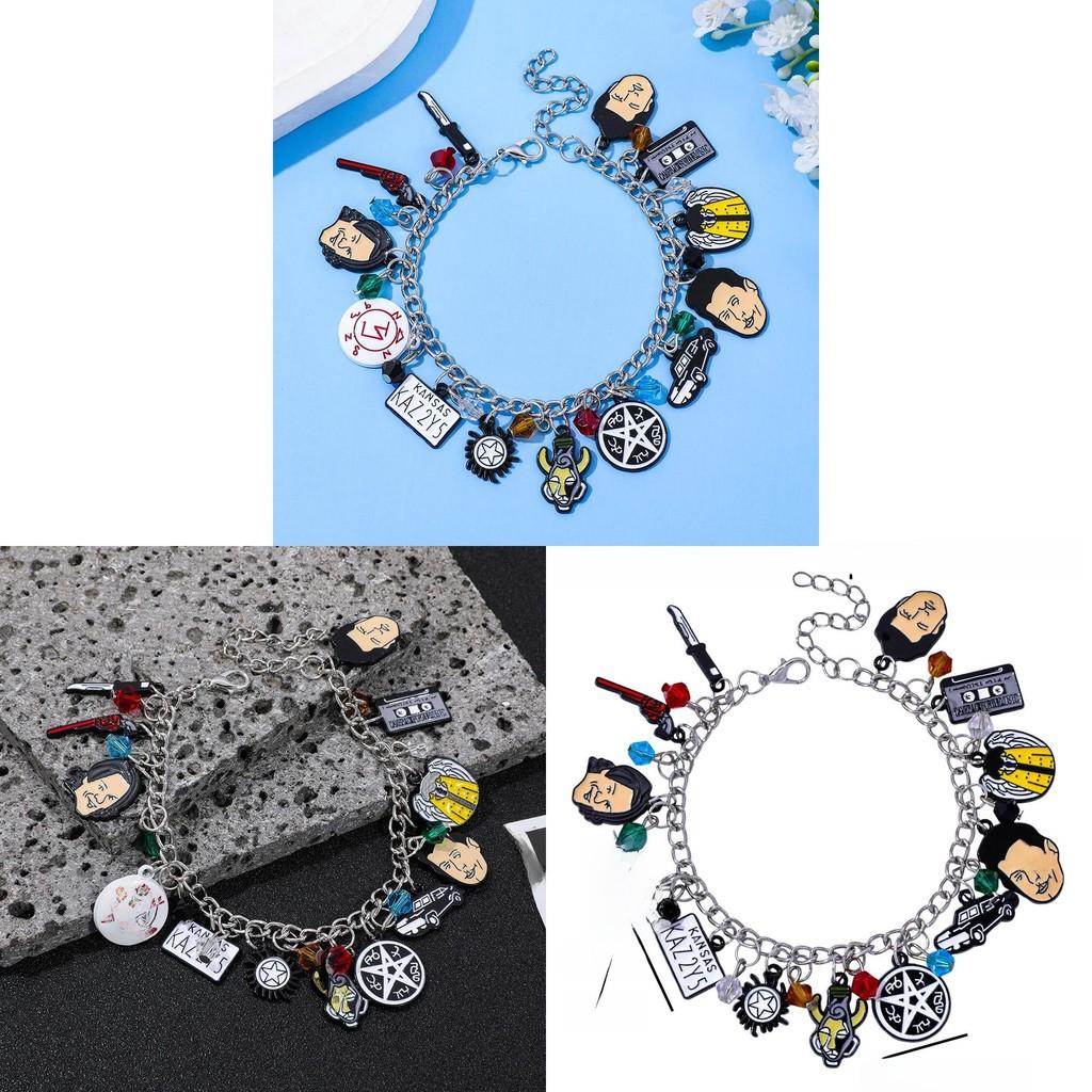Evil Spirits Bracelet Alloy Pendant Unisex Cartoon Style Gift For Fans