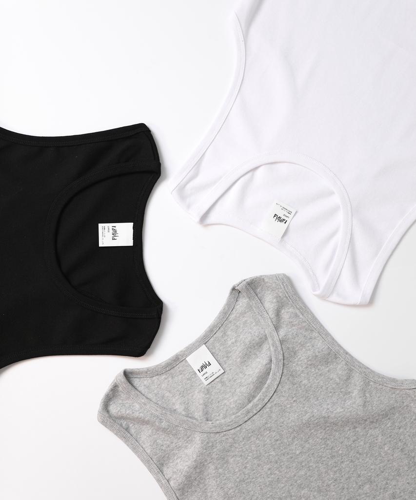 Lambeulla Stretch Tank Top Sleeveless [White]