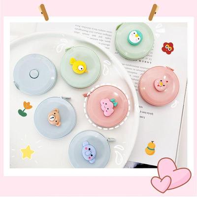 Cartoon Retractable Tape Measure: Cute, Convenient, Multi-functional Mini Ruler for Students
